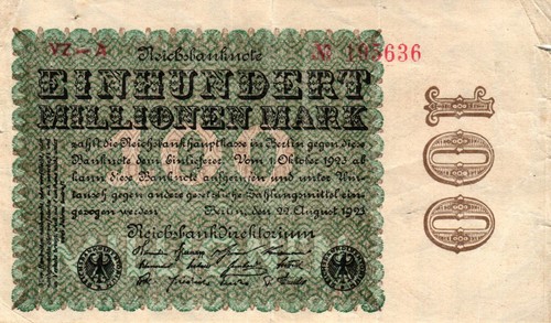 106p 100 mio - 100, 1923