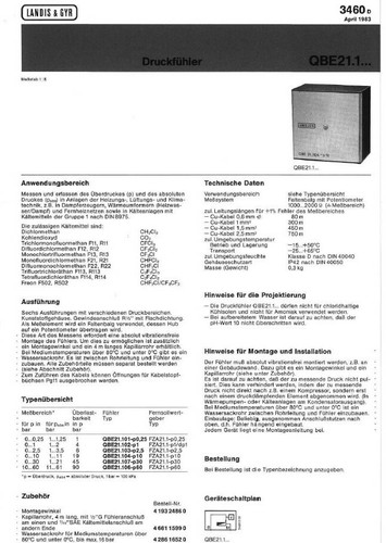 Qbe21 106 p60 drucksensor - qbe21.106,